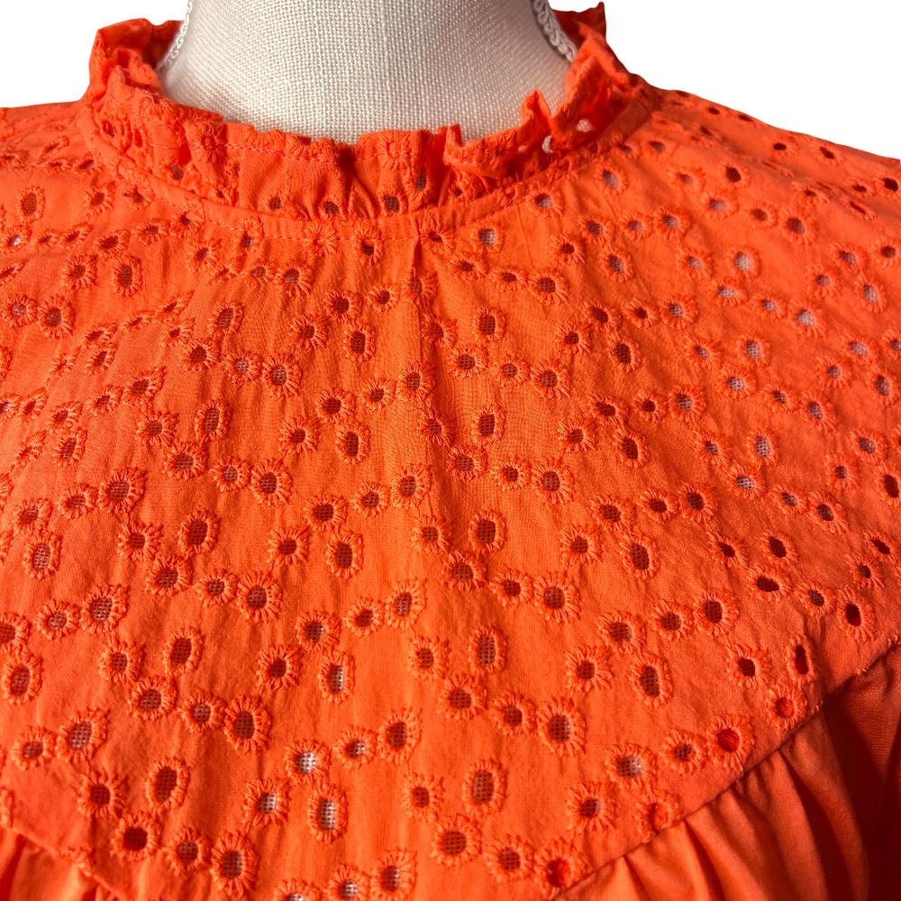 #A033 A New Day Orange Blouse - Size XXL - Picture 3 of 12